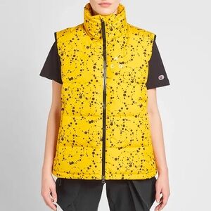 NWT Nike ACG Black Paint Splatter Vest Jacket Size XL